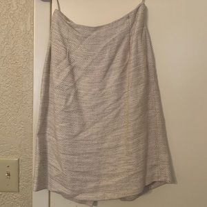 Antonio Melani Cream colored pencil skirt